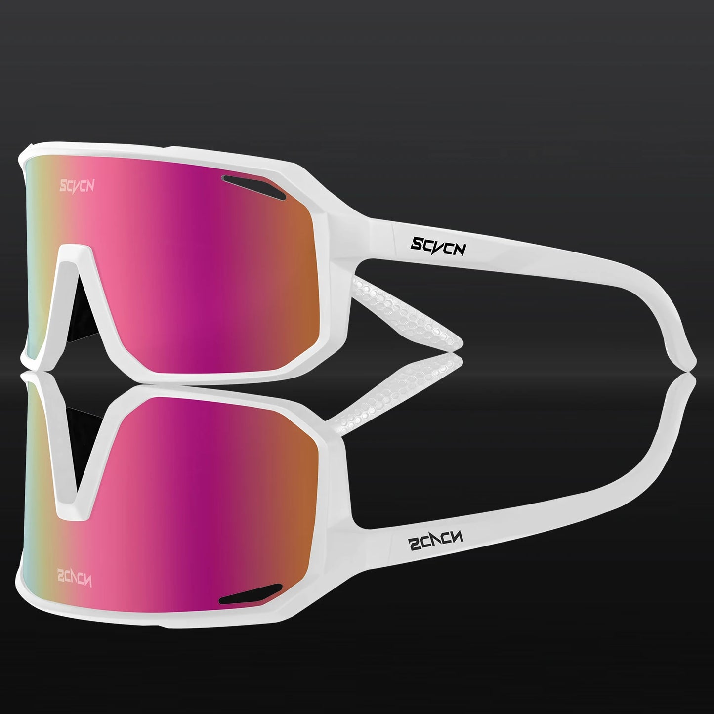 SCVCN New Sports Men UV400 Cycling Glasses Bike Sunglasses Outdoor Eyewear  MTB Bicycle Women Riding Hiking Goggles