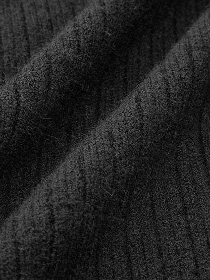 Contrast Ruffle Sweater