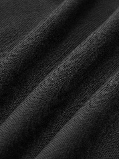2 in 1 Mock Neck Jersey Top