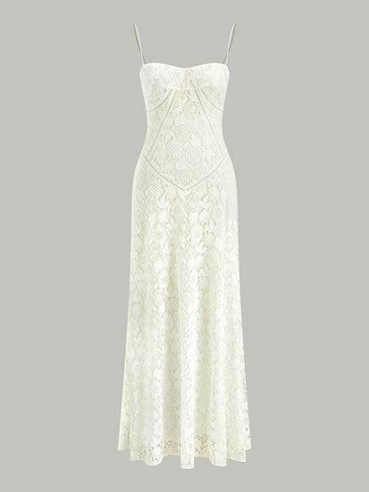 Lace Spaghetti Strap Dress