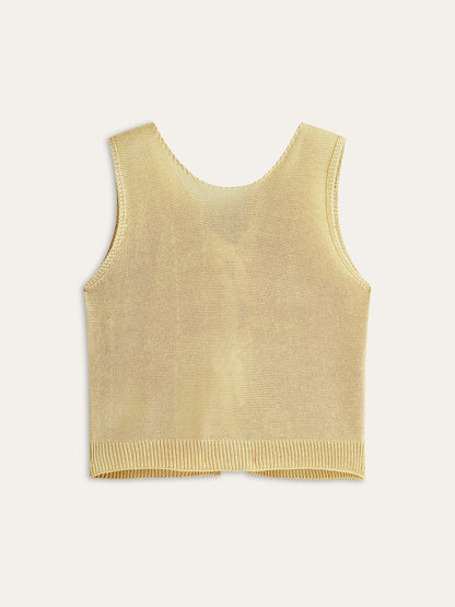 Bow Tie Knit Top