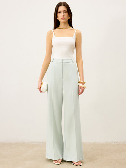 High-Waisted Wide-Leg Pants