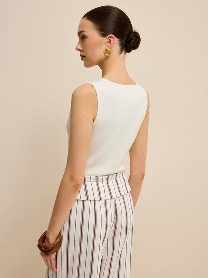 Cut-Out Tank Top