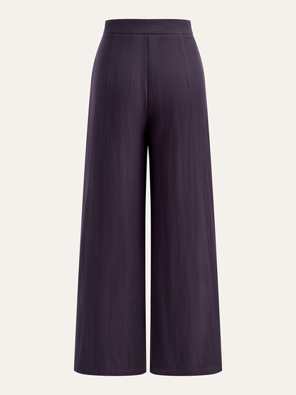 Cotton Blend Sleeveless Top and Pants Set