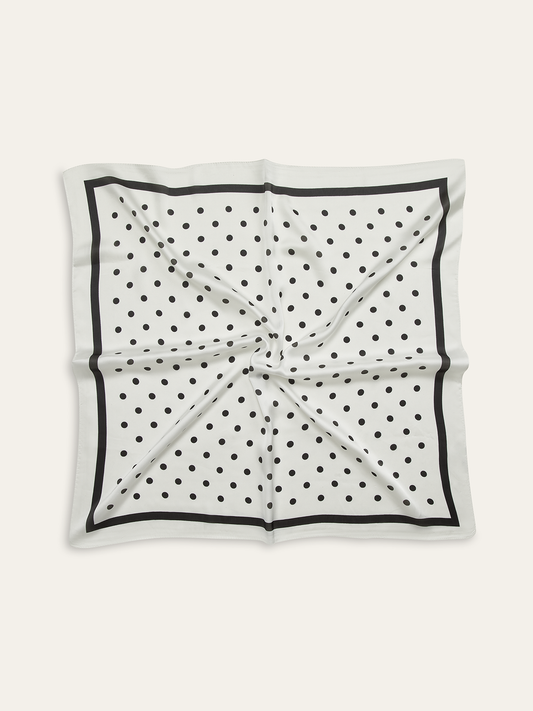 Polka Dot Square Scarf