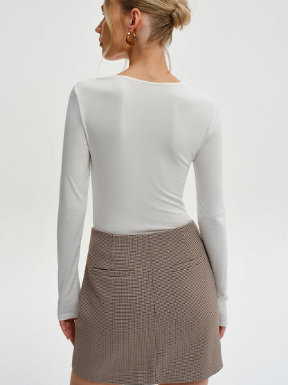 Long Sleeve V-Neck T-Shirt