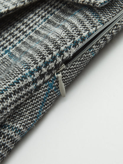Plaid Pleated High-Waist Mini Skirt