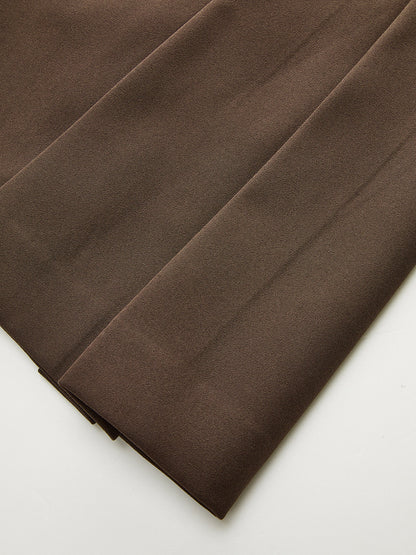 High-Waist Pleated Mini Skirt