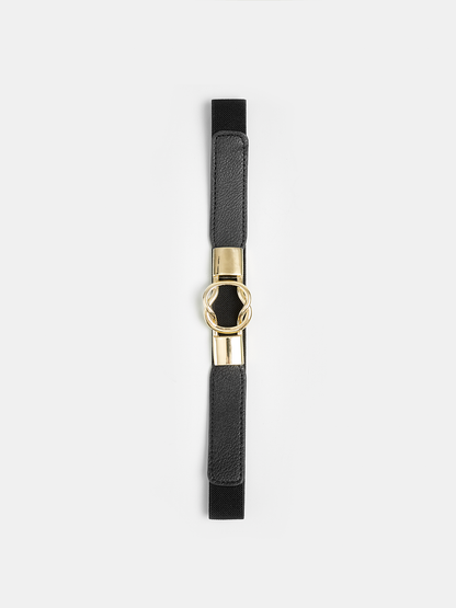 Interlocking Ring Buckle Elastic Belt