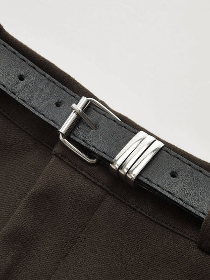 Mini Skirt with Decorative Belt