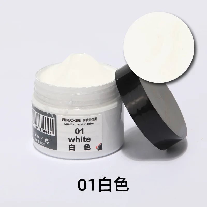 50ml Car Leather Repair Gel Kit Color Repair Home Car Seat Leather Dye Repair Refurbishing Cream Paste Leather Cleaner Car Paint
