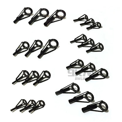 Fishing Rod Guide Tip Repair Kit Set 24~230Pcs Rod Building Guide Stainless Steel Ceramic Ring Saltwater Freshwater Fishing Box