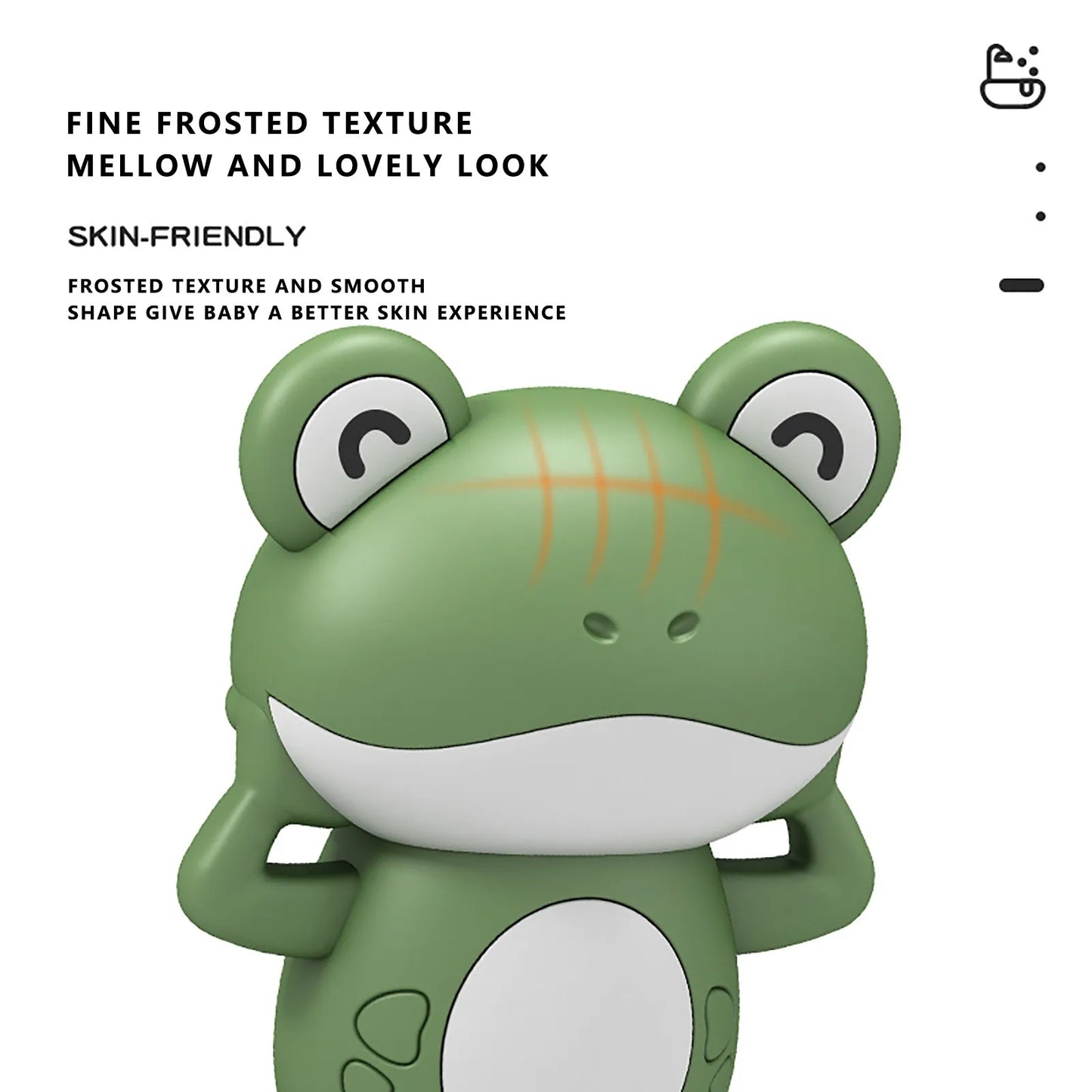 1PCS New Cute Baby Bath Toys For Children New Baby Bath Swimming Bath Toy Cute Frogs Clockwork Bath Toy infantil