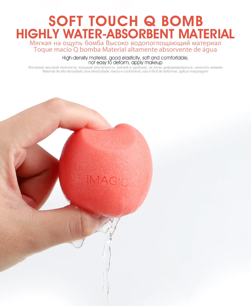 IMAGIC Beauty Sponge Face Wash Puff Gourd Water Drop Wet And Dry Makeup Tool
