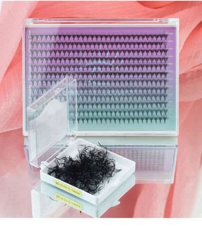 SONG LASHES 3D to 16D Fans Sharp Slim Narrow Stem Premade Volume Fans Loose Thin Pointy Base Russia Volume Eyelashes Extensions