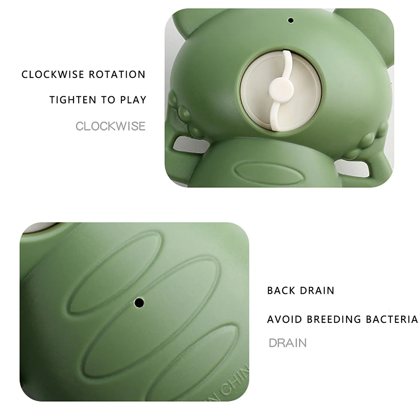 1PCS New Cute Baby Bath Toys For Children New Baby Bath Swimming Bath Toy Cute Frogs Clockwork Bath Toy infantil
