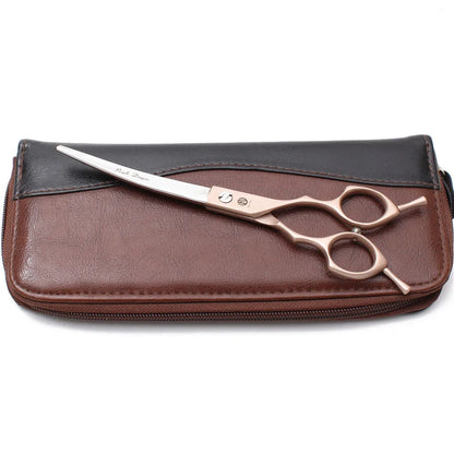 Purple Dragon 6.5" 7" Japan 440C Dog Grooming Scissors Straight Shears Chunker Shars Up/Down Curved Scissors Pet Scissors Z4009