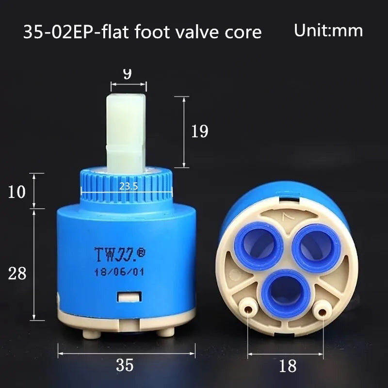 Tap Mixing High Spool Valve 25mm/35mm/40mm Faucet Accessories Ceramic Cartridge Faucet Cartridge Mixer Kitchen Bath Basin Shower