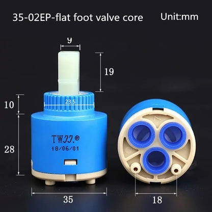 Tap Mixing High Spool Valve 25mm/35mm/40mm Faucet Accessories Ceramic Cartridge Faucet Cartridge Mixer Kitchen Bath Basin Shower