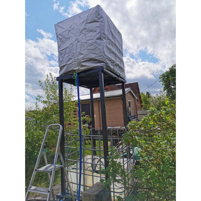 IBC Tank Cover Outdoor Garden Waterproof Cover 1000 liters IBC Rain Water Container Ton Barrel Sun Protective Foil Dust Covers