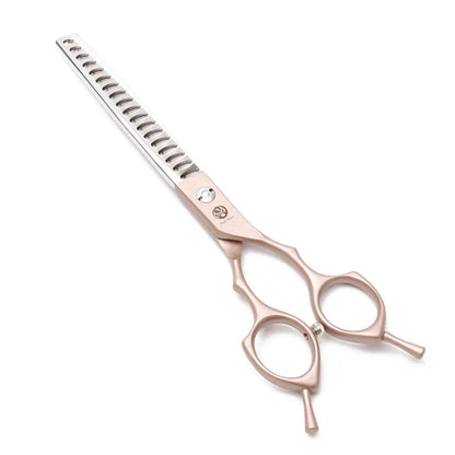 Purple Dragon 6.5" 7" Japan 440C Dog Grooming Scissors Straight Shears Chunker Shars Up/Down Curved Scissors Pet Scissors Z4009