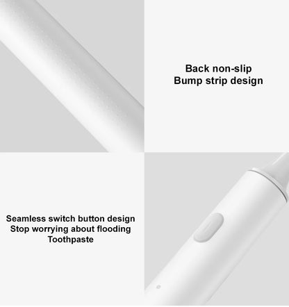 Mijia Electric Toothbrush T300 Long Battery Life Sonic Toothbrush IPX7 Waterproof High Frequency Vibration Magnetic Motor