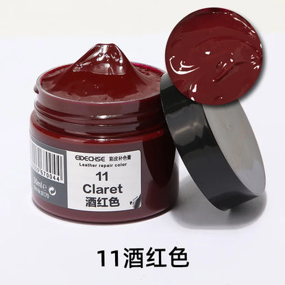 50ml Car Leather Repair Gel Kit Color Repair Home Car Seat Leather Dye Repair Refurbishing Cream Paste Leather Cleaner Car Paint