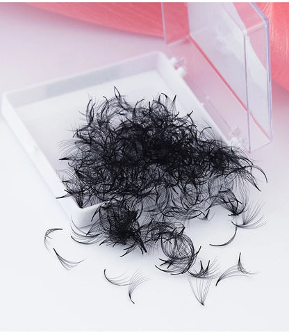 SONG LASHES 3D to 16D Fans Sharp Slim Narrow Stem Premade Volume Fans Loose Thin Pointy Base Russia Volume Eyelashes Extensions