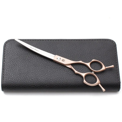 Purple Dragon 6.5" 7" Japan 440C Dog Grooming Scissors Straight Shears Chunker Shars Up/Down Curved Scissors Pet Scissors Z4009