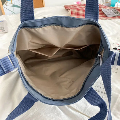 Nylon Waterproof Canvas Women Handbags Shoulder Bag Japanese Ladies Messenger Bag Student School Crossbody Bags for Girl Satchel