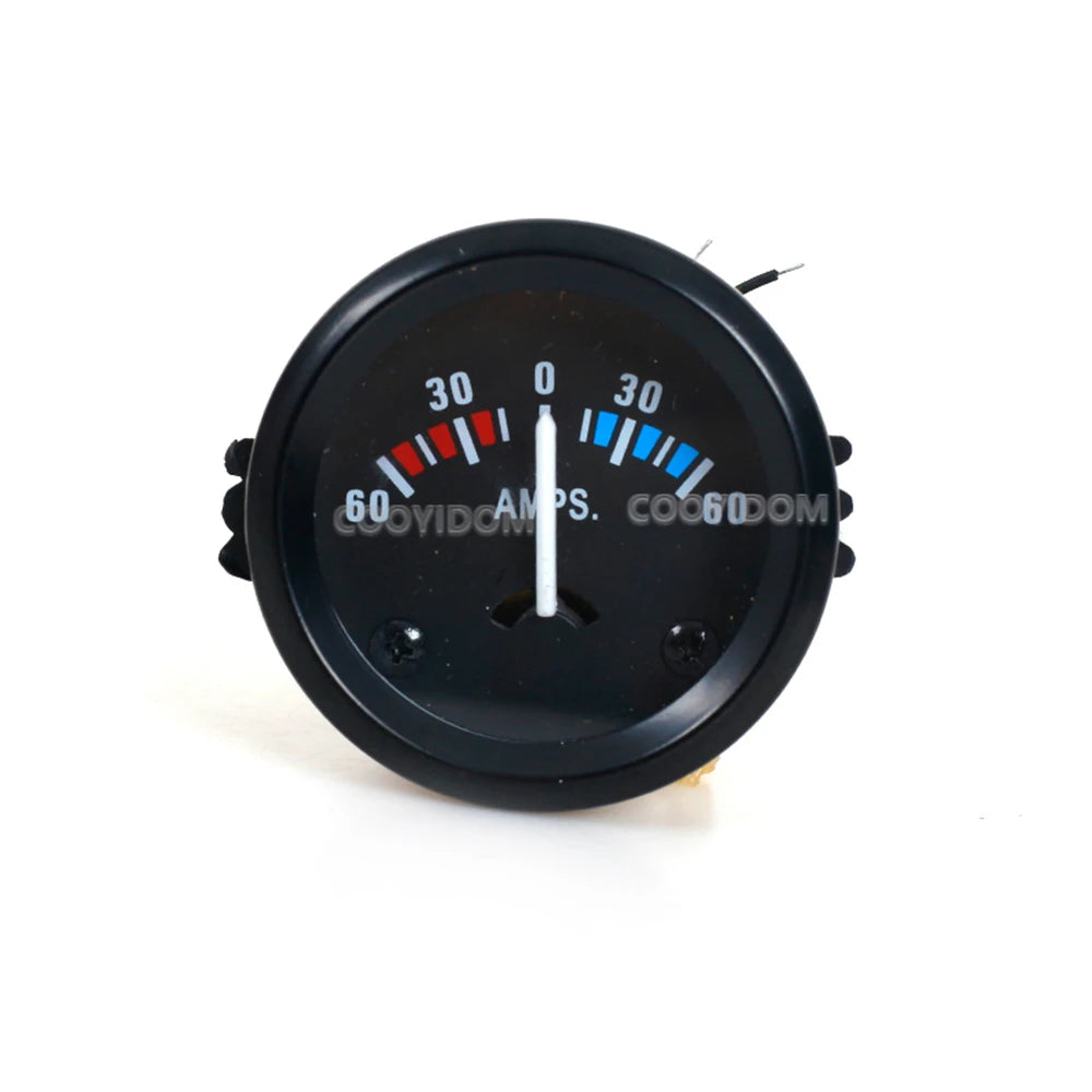 Vehicle Meter 12V Automobile Car Gauge 2" 52mm Water Temp Oil Temp Oil Press Fuel Volts Oil press kg Ammeter Gauge Black Shell