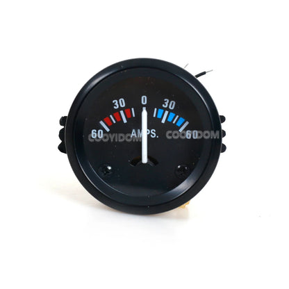Vehicle Meter 12V Automobile Car Gauge 2" 52mm Water Temp Oil Temp Oil Press Fuel Volts Oil press kg Ammeter Gauge Black Shell