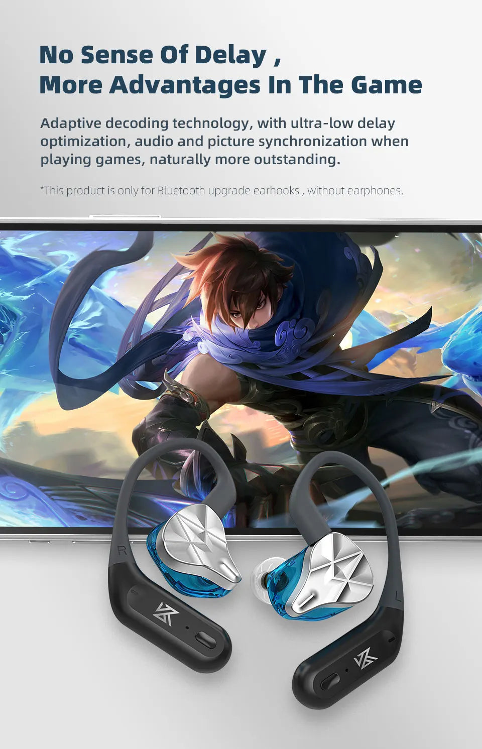 KZ AZ09 PRO Bluetooth 5.2 Cable Upgrade Wireless Ear Hook Earphone Cable With Charging Case For KZ ZAS ZAX ZSX AST ZS10 EDX PRO