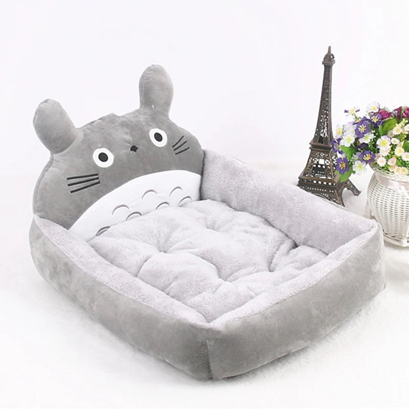 Winter Warm Puppy Cat Bed Sofa Washable Cartoon Pet Beds for Small Dogs Cats Yorkies Katten Kennels Pets Products Accessories