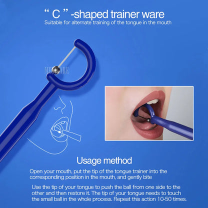 Children Mouth Tougue Tip Exerciser Trainer Oral Care Muscle Strenght Touge Training Tool Flexibility Stability