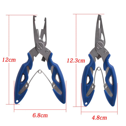 Multifunction Fishing Tools Accessories for Goods Winter Tackle Pliers Vise Knitting Flies Scissors 2021 Braid Set Fish Tongs