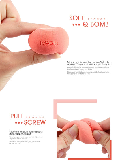 IMAGIC Beauty Sponge Face Wash Puff Gourd Water Drop Wet And Dry Makeup Tool