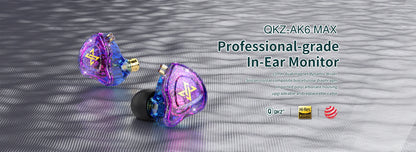 QKZ AK6 SK7 Copper Driver HiFi Wired Earphone with MIC Sport Running Headphones Bass Stereo Headset Music Earbuds fone de ouvido