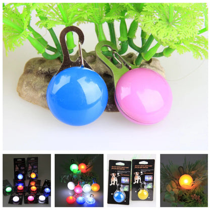 LED Glowing Pendant Flashlight Dog Cat Collar Pet Leads Glow  Accessories  Bright Necklace Luminous Collar  Night Safety Decor