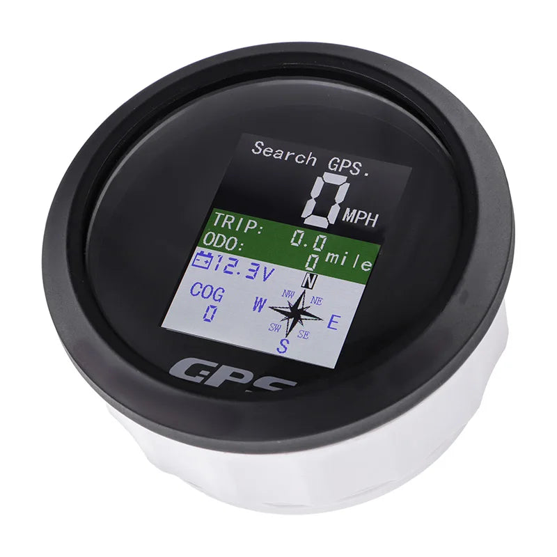 85mm GPS Speedometer Odometer Adjustable Trip ODO COG Voltmeter TFT Screen Speed Gauges For Motor Yacht Boat Car Outboard Engine