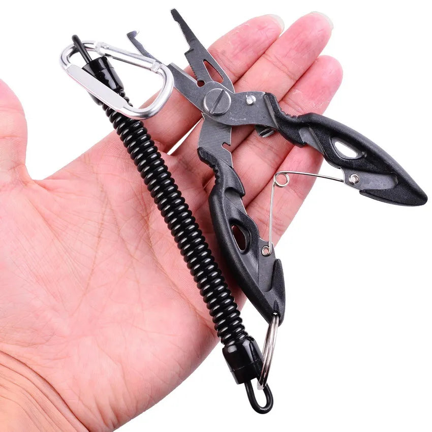 Multifunction Fishing Tools Accessories for Goods Winter Tackle Pliers Vise Knitting Flies Scissors 2021 Braid Set Fish Tongs