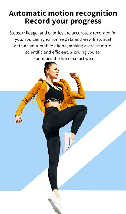 LIGE Waterproof Women Smart Band Watch Real-time Weather Forecast Men Watches Sports Ladies Smart Watch For Women Android IOS