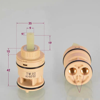Tap Mixing High Spool Valve 25mm/35mm/40mm Faucet Accessories Ceramic Cartridge Faucet Cartridge Mixer Kitchen Bath Basin Shower