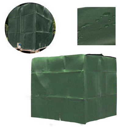 IBC Tank Cover Outdoor Garden Waterproof Cover 1000 liters IBC Rain Water Container Ton Barrel Sun Protective Foil Dust Covers