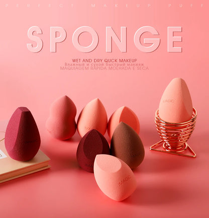 IMAGIC Beauty Sponge Face Wash Puff Gourd Water Drop Wet And Dry Makeup Tool