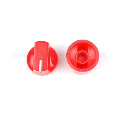 6Pcs Multi Color Flet Head Guitar Pedal Knob Electric Guitar Pot Potentiometer Knobs Guitar Accessories