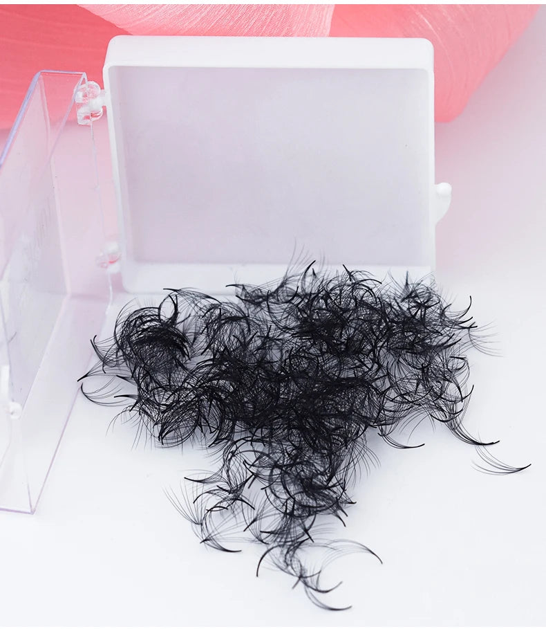 SONG LASHES 3D to 16D Fans Sharp Slim Narrow Stem Premade Volume Fans Loose Thin Pointy Base Russia Volume Eyelashes Extensions