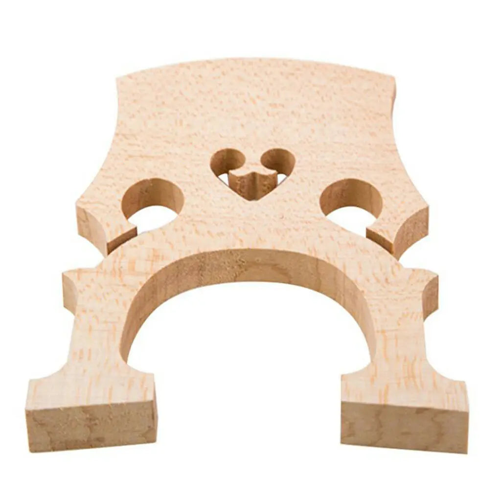 1/8-4/4 Upright Double Bass Separate Bridge Maple Wood Bridge Bass Accessories