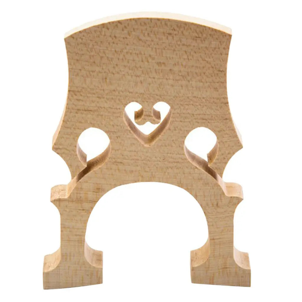 1/8-4/4 Upright Double Bass Separate Bridge Maple Wood Bridge Bass Accessories