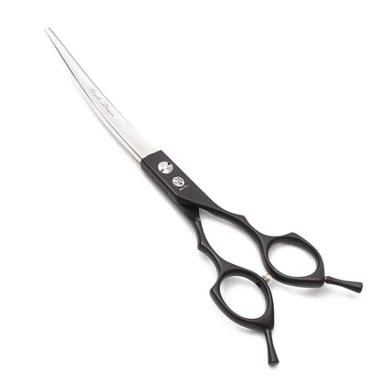 Purple Dragon 6.5" 7" Japan 440C Dog Grooming Scissors Straight Shears Chunker Shars Up/Down Curved Scissors Pet Scissors Z4009